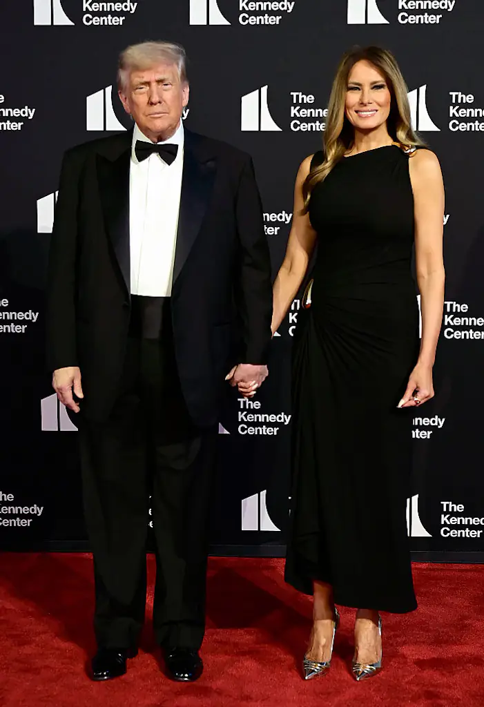 President Donald Trump and First Lady Melania Trump attend the opening night of Les Misérables at The Kennedy Center. Credit: Shannon Finney / Getty