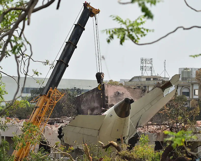 Air India flight AI-171 carrying 242 people  en route to London Gatwick crashed shortly after takeoff. Credit: Ritesh Shukla / Getty