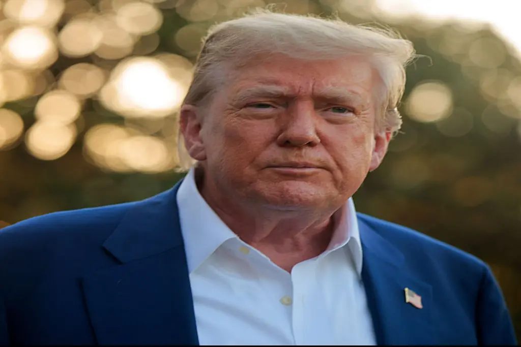 Trump caused a stir online after sharing the message. Credit: Chip Somodevilla / Getty