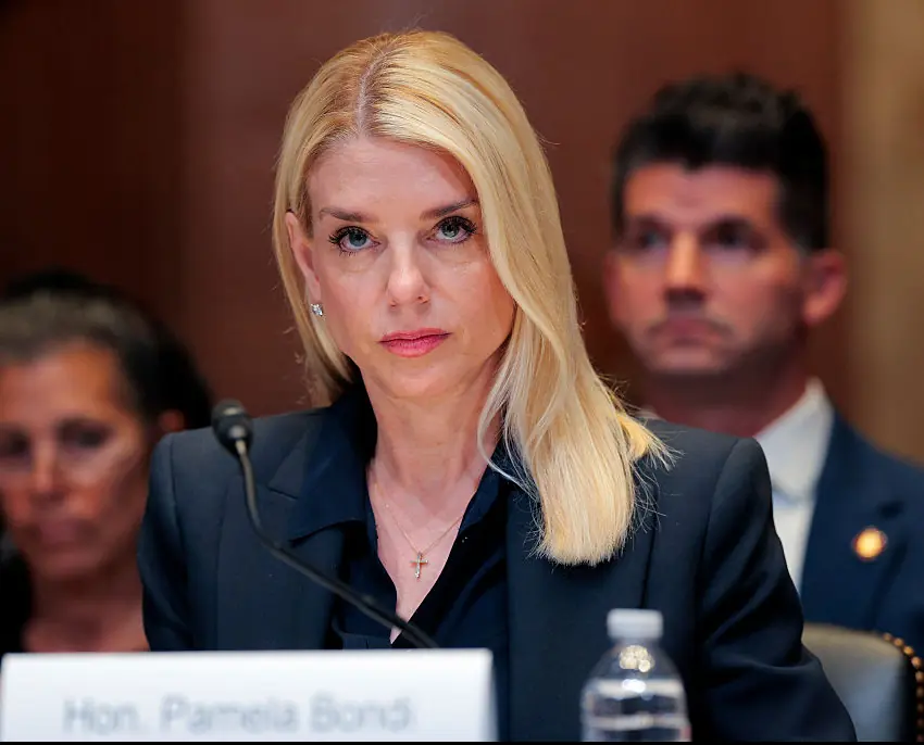 Trump has called for supporters to let Pam Bondi "do her job". Credit: Chip Somodevilla/Getty Images