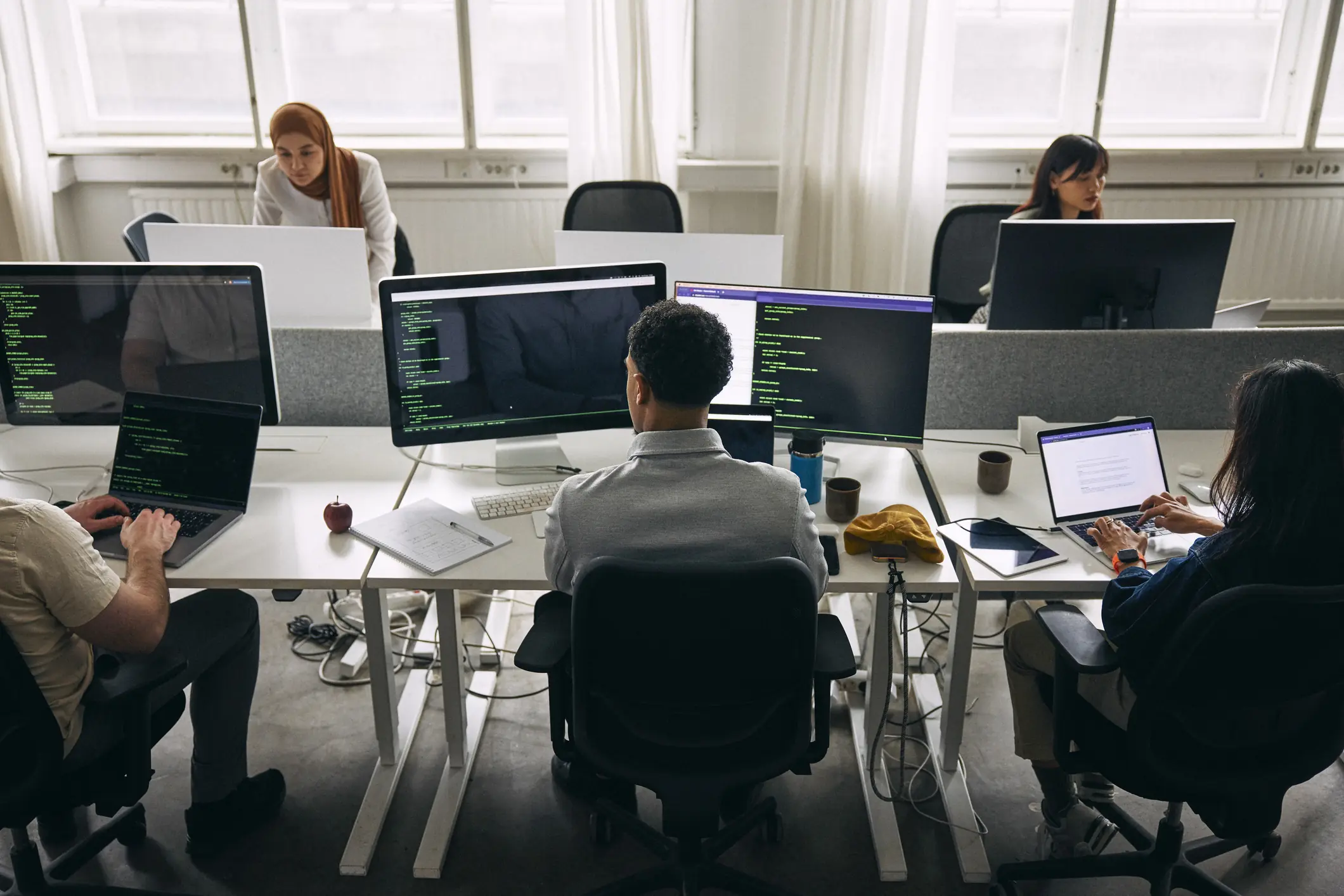 Jobs that are most at risk involve computers and data. Credit: Maskot / Getty