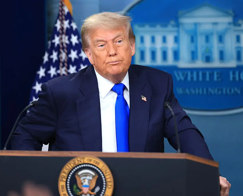 Trump's health has been the subject of online rumors. Credit: Joe Raedle / Getty