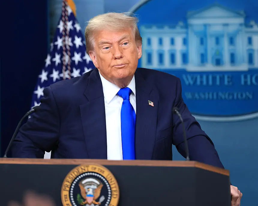 Trump's health has been the subject of online rumors. Credit: Joe Raedle / Getty