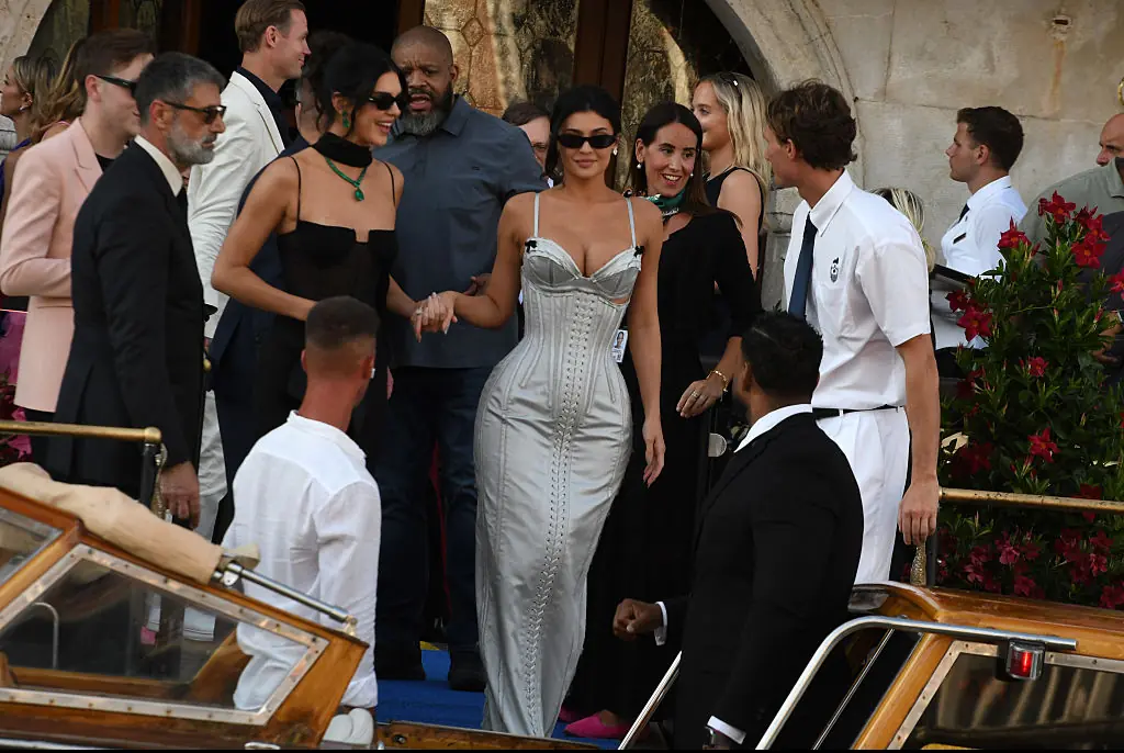Kylie Jenner's outfit had fans divided. Credit:  Luigi Iorio/GC Images/Getty Images