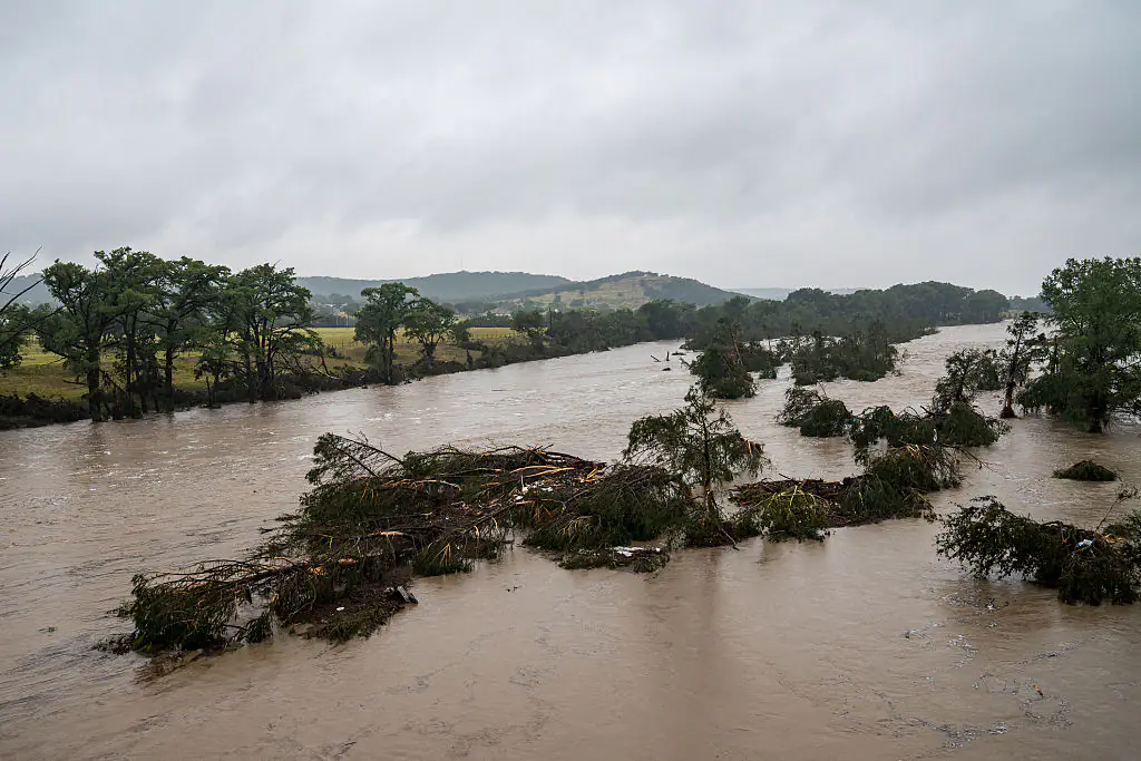 Flooding in Texas has left several people dead and nearly two dozen girls missing. Credit: Eric Vryn / Getty