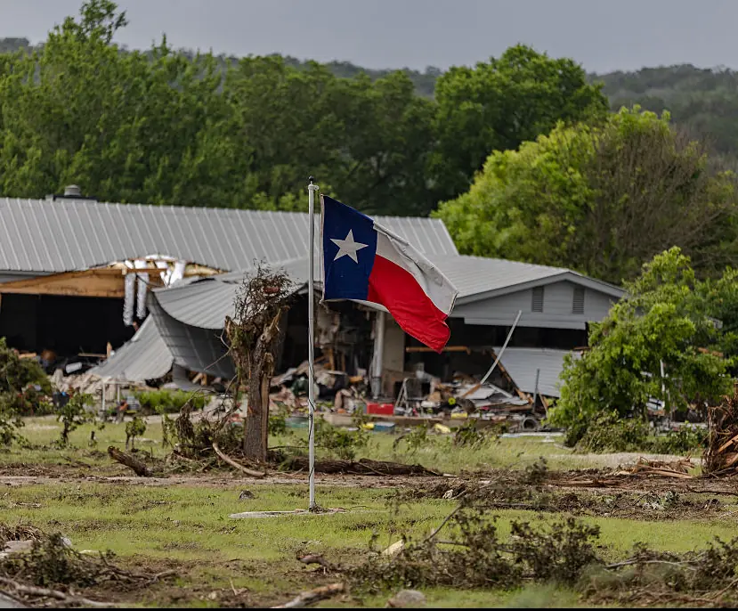 Texas has been ravaged by floods. Credit: Jim Vondruska / Getty