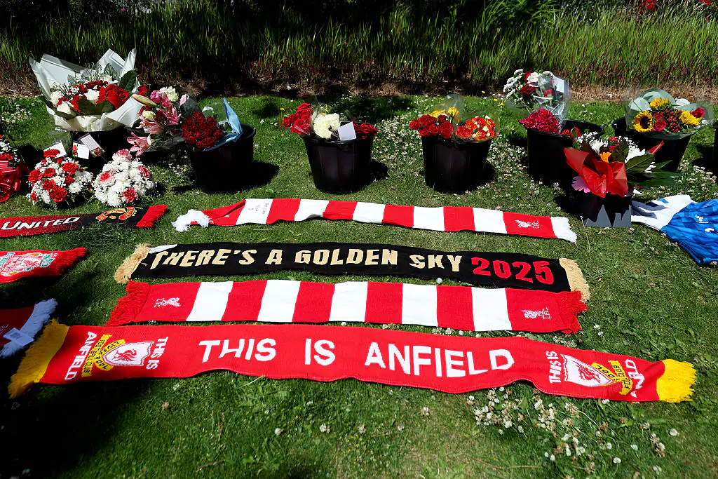 Tributes have been laid at Anfield, Liverpool. Credit: Jess Hornby / Getty