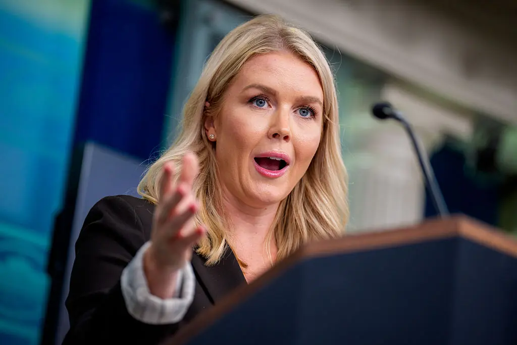The White House said Karoline Leavitt was not involved. Credit: Andrew Harnik / Getty