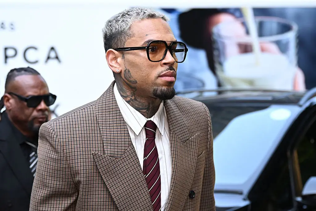 Chris Brown's ex-housekeeper is entitled to an eye-watering amount of his tour money after she was attacked by his dog. Credit: Leon Neal / Getty

