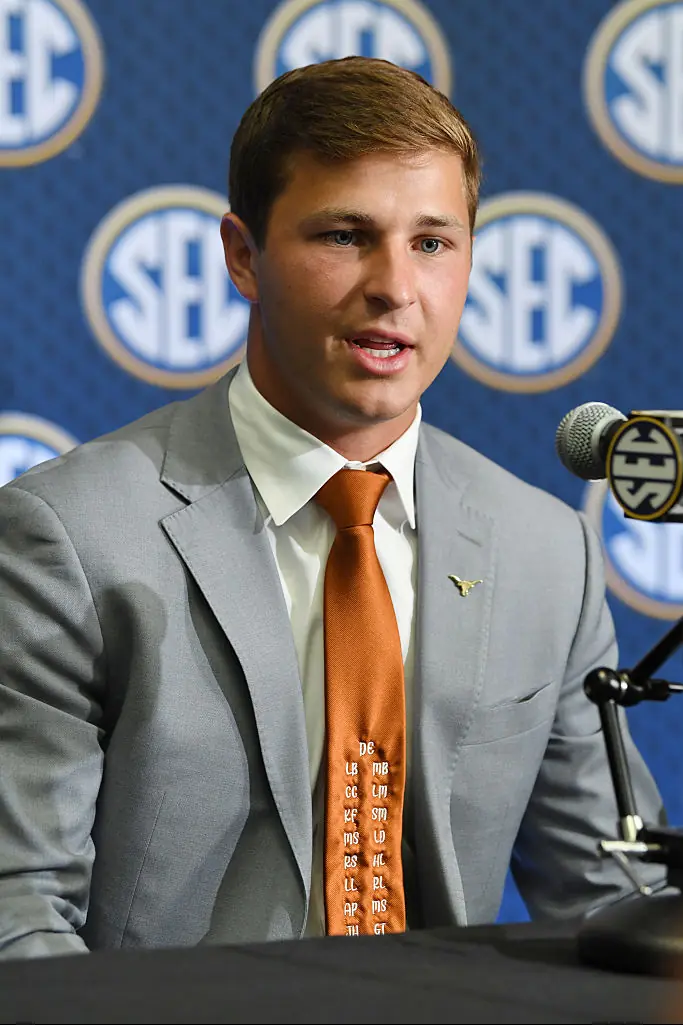Taffe subtly paid tribute to Texas flood victims. Credit: effrey Vest/Icon Sportswire via Getty Images