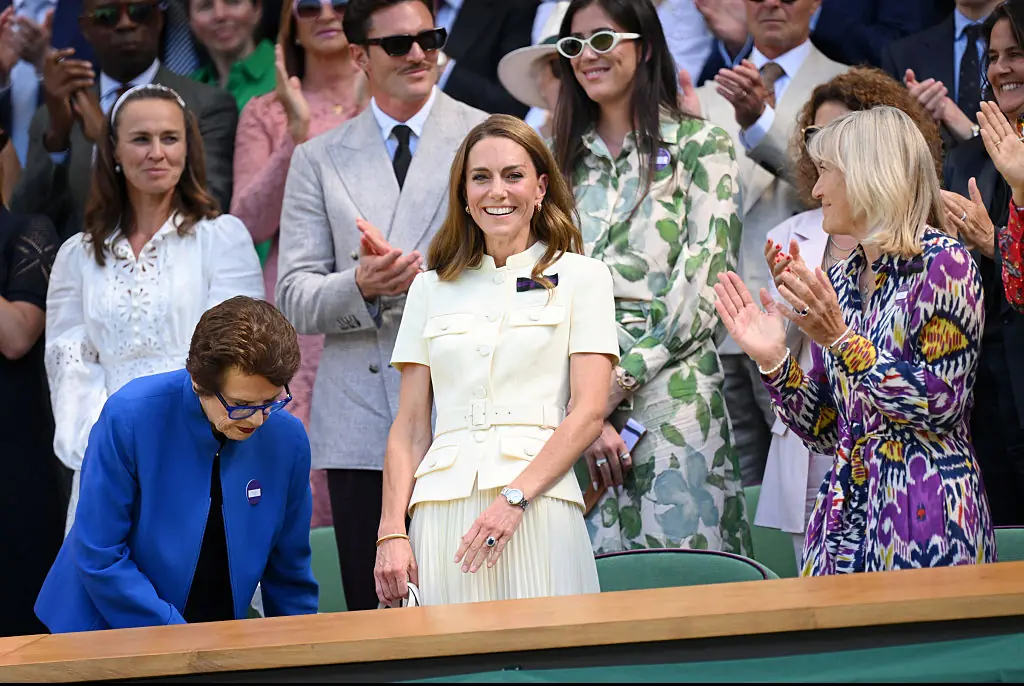 Princess Catherine has wholesome reaction after being given a standing ovation as she arrived at Wimbledon