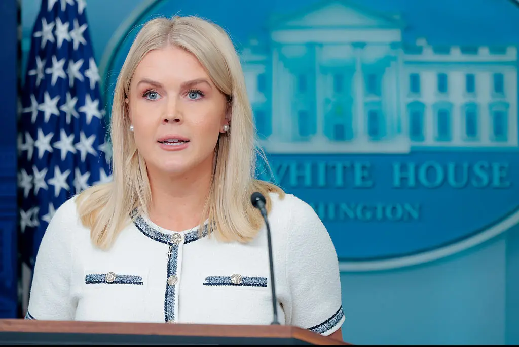 White House Press Secretary Karoline Leavitt. Credit: Anna Moneymaker / Getty