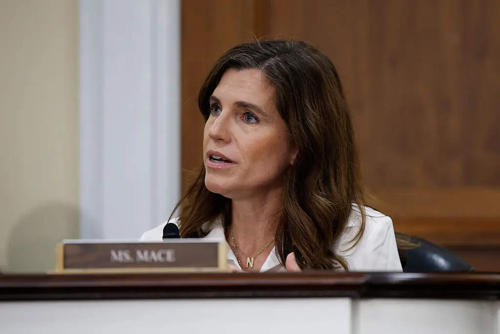 South Carolina Representative Nancy Mace spotted in tears and said 'I can't breathe' after meeting with Jeffrey Epstein survivors