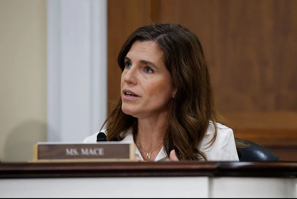 South Carolina Representative Nancy Mace spotted in tears and said 'I can't breathe' after meeting with Jeffrey Epstein survivors