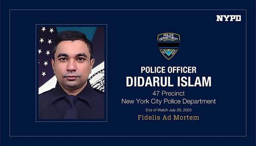 'Hero' NYPD officer's dad suffered stroke after learning of son's death in shooting, relative says