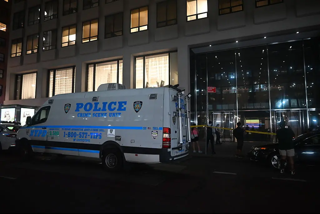 A gunman killed an NYPD officer and three other people in a Midtown office building.  Credit: Anadolu / Getty