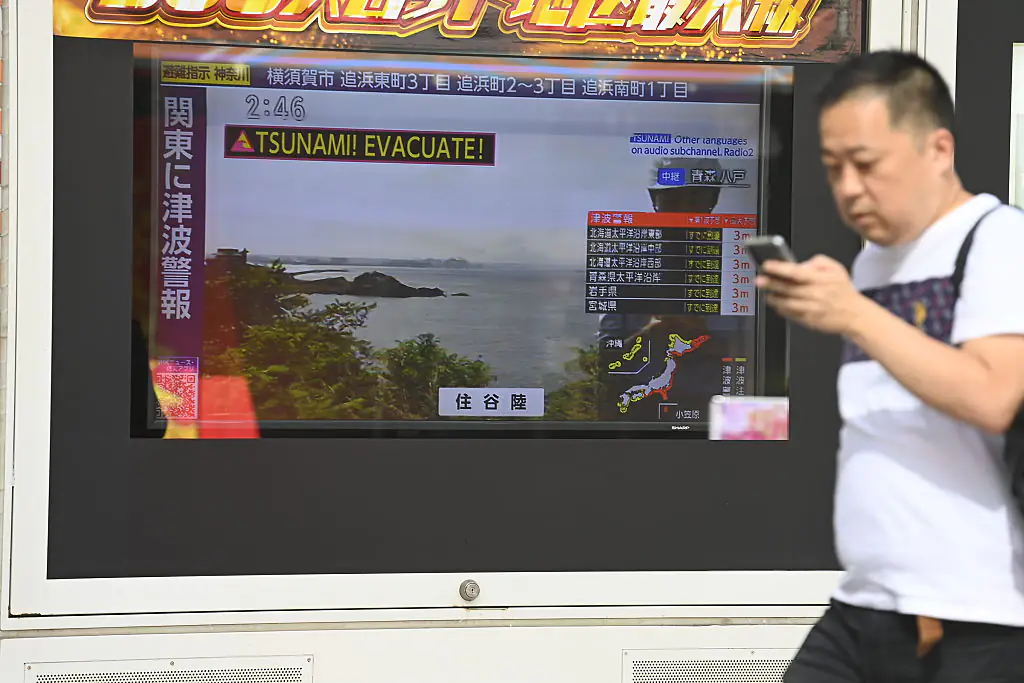 All areas that could be at risk as Trump issues emergency tsunami warning to millions