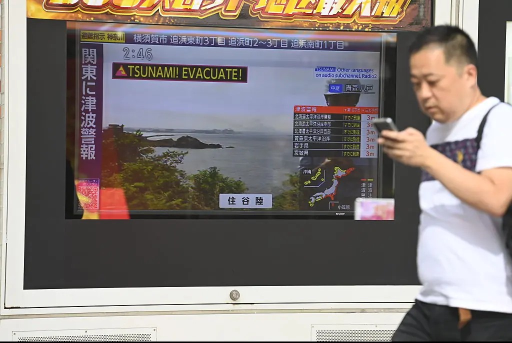 All areas that could be at risk as Trump issues emergency tsunami warning to millions