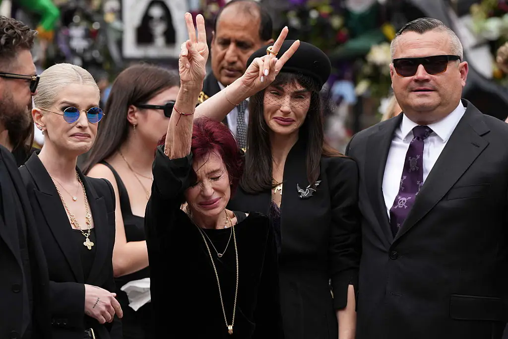 Aimee Osbourne, rarely-seen daughter of Ozzy, included a heartfelt detail in her funeral outfit