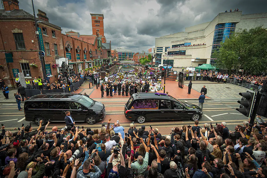 Ozzy's funeral drew huge crowds. Credit: Christopher Furlong / Getty