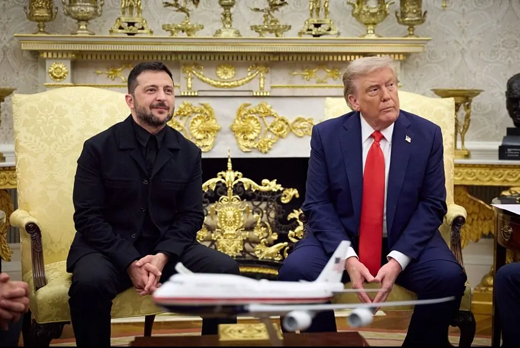 Ukrainian President Volodymyr Zelenskyy and US President Donald Trump. Credit: Anadolu / Getty