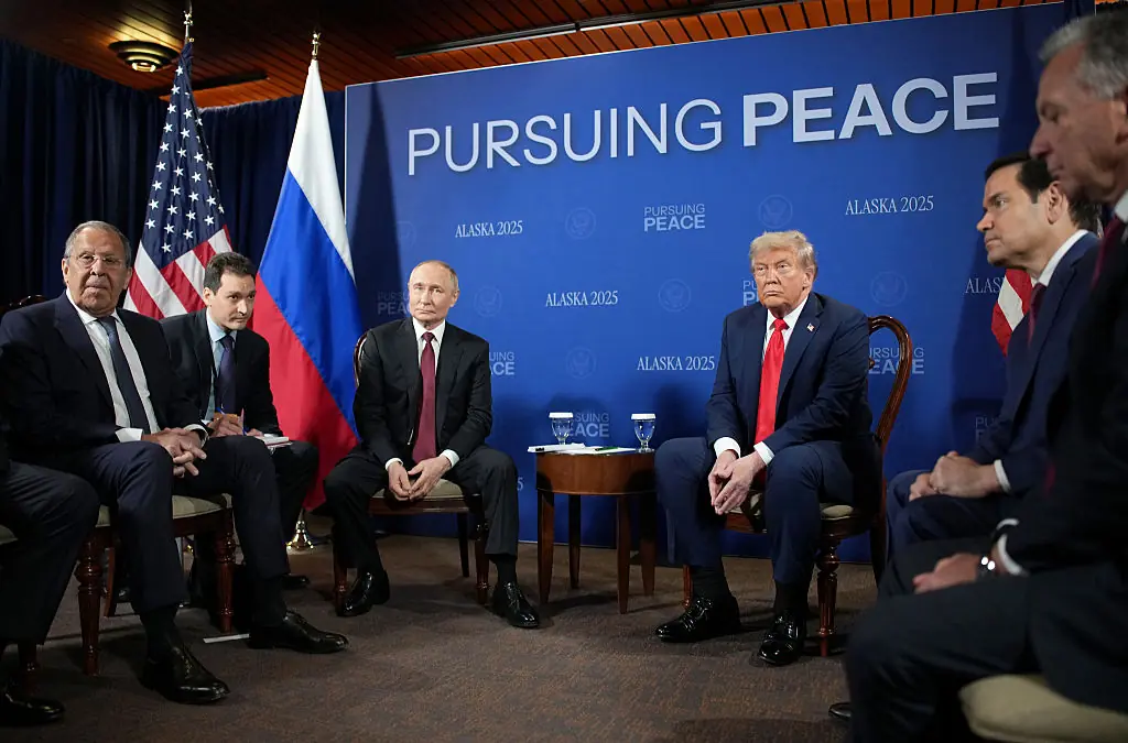 Donald Trump Vladimir Putin. Credit: Andrew Harnik / Getty Images.