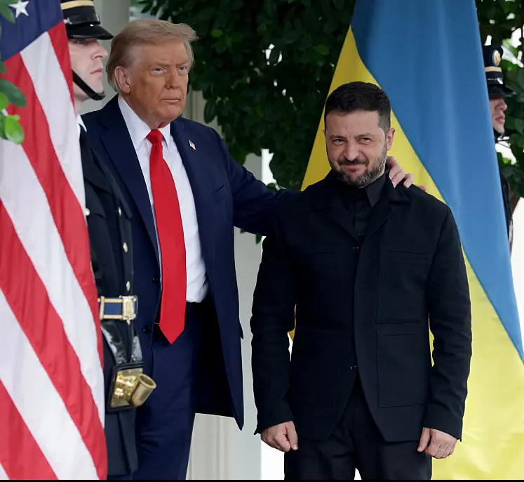 Trump is organising peace talks. Credit: Alex Wong / Getty