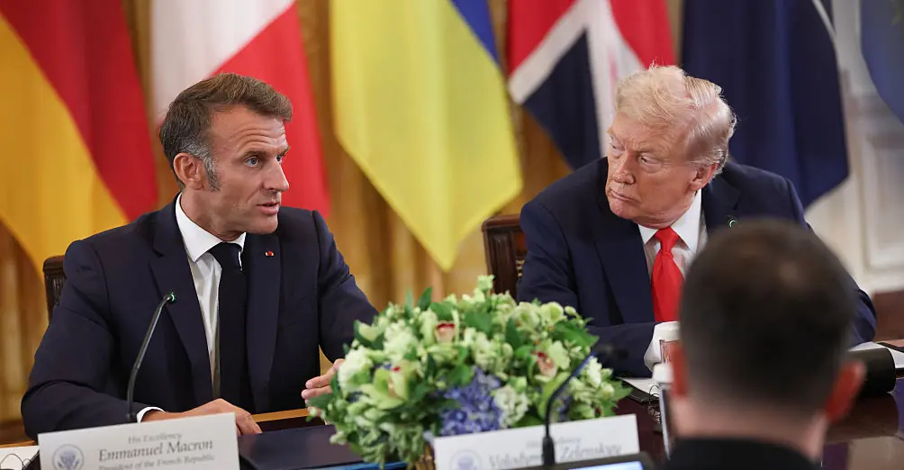 Trump caught on hot mic telling Macron 'crazy' thing Putin said to him