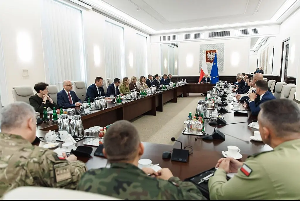 Poland's government have invoked Article 4. Credit: Polish Prime Minister's Office / Handout/Anadolu via Getty Images