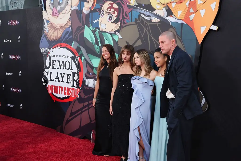 Inka Williams (second from left) attended the red carpet event. Credit: Robin L Marshall / Getty