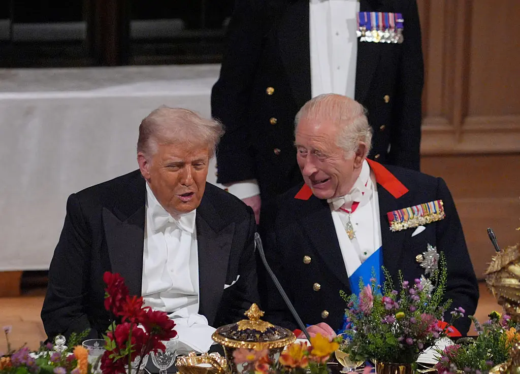 President Trump appears to make swipe at Prince Harry with two-word comment at UK state banquet speech