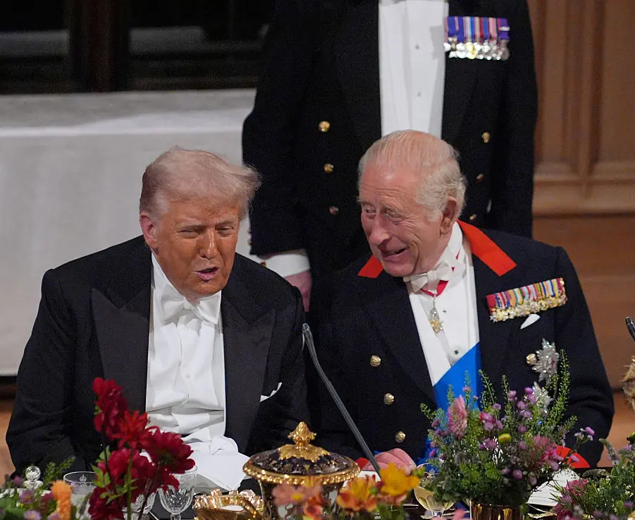 Trump and King Charles spoke about the special relationship between their countries. Credit: WPA Pool / Getty
