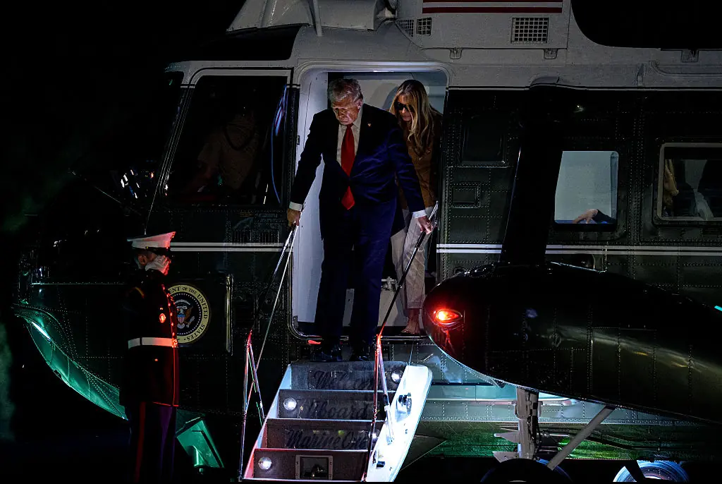 Trump's helicopter is forced to make an emergency landing with president on board