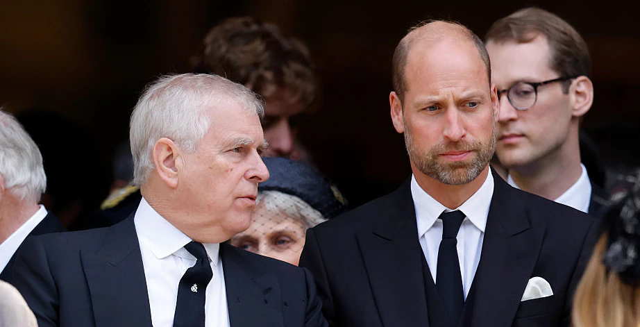 Body language expert gives verdict as Prince William appears to ignore Prince Andrew during tense exchange at royal funeral
