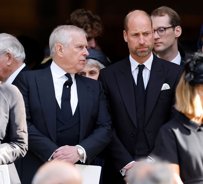 Body language expert gives verdict as Prince William appears to ignore Prince Andrew during tense exchange at royal funeral