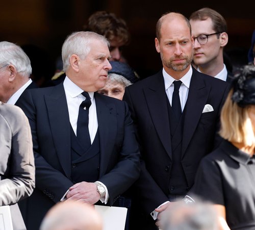 Body language expert gives verdict as Prince William appears to ignore Prince Andrew during tense exchange at royal funeral
