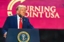 Donald Trump at Charlie Kirk