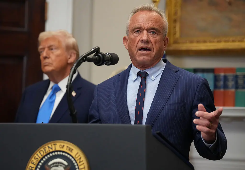  Robert F. Kennedy Jr. and President Donald Trump. Credit: Andrew Harnik / Getty