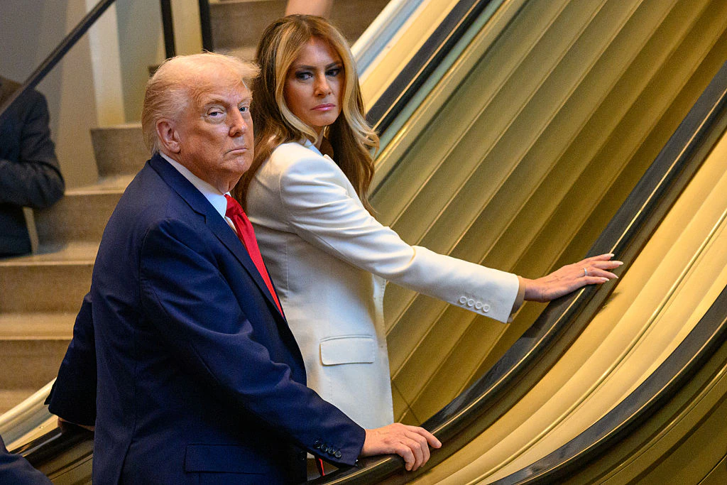 The White House claims there was a 'deliberate' reason the UN escalator didn't work for Donald Trump