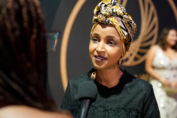 Ilhan Omar. Credit: Leigh Vogel/Getty