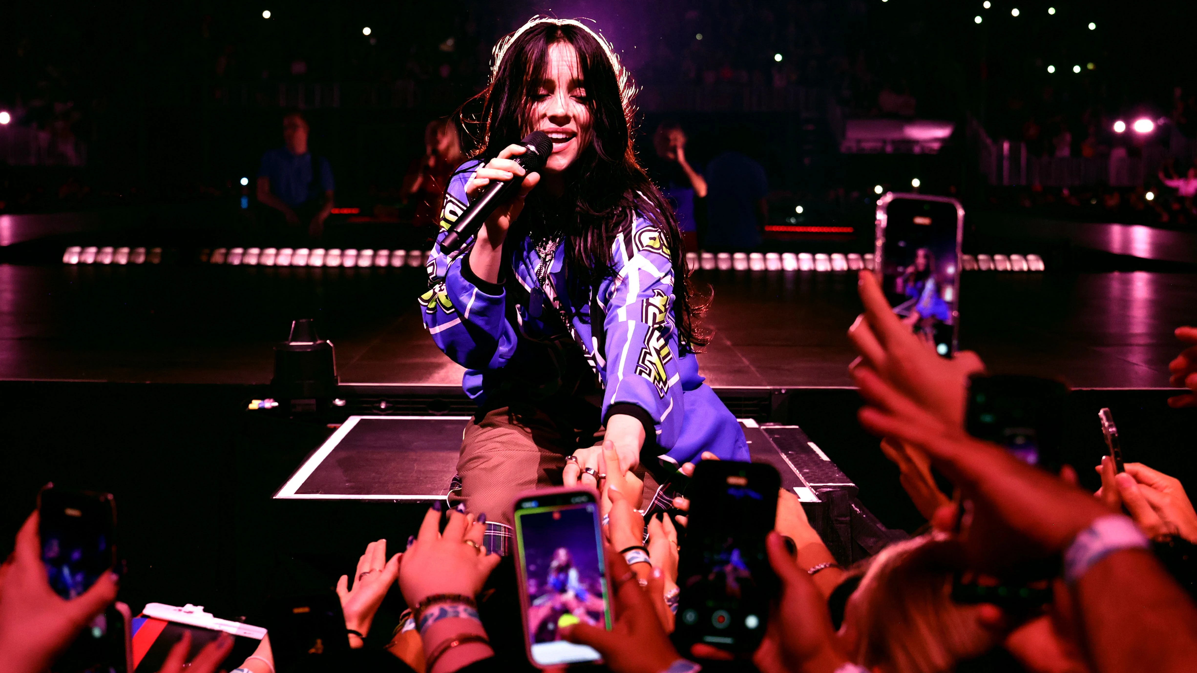 Billie Eilish performs at the Hit Me Hard and Soft Tour in Miami