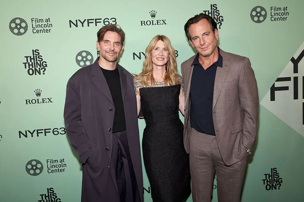 Cooper directed the movie, which stars Laura Dern and Will Arnett. (L-R) Credit: Jamie McCarthy/Getty Images for FLC