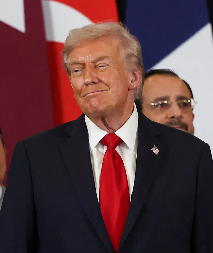 Trump is being praised for his role in the Gaza peace agreement. Credit: Suzanne Plunkett - Pool/Getty