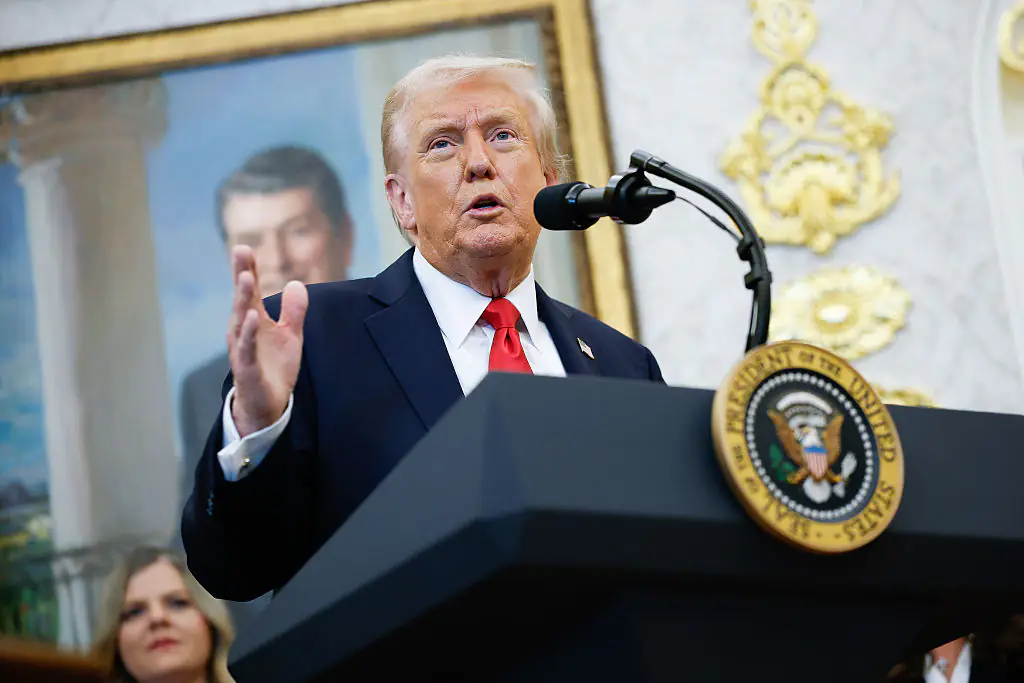 Questions remain over when and how the payments will be made. Credit: Kevin Dietsch / Getty