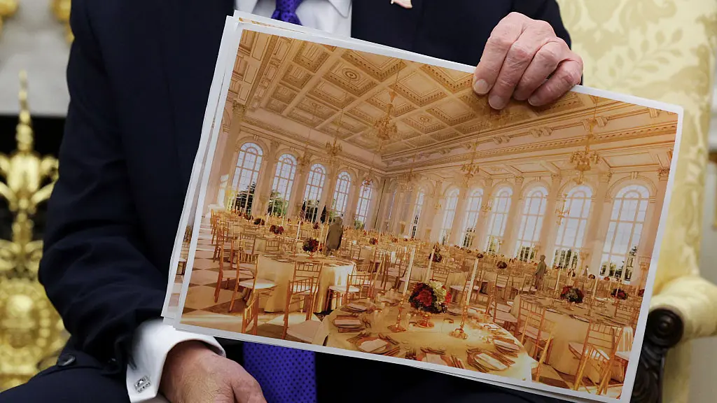 Here's what the White House ballroom will look like. Credit: Alex Wong/Getty Images