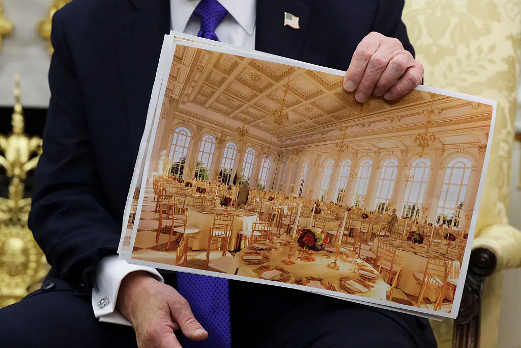 Here's what the White House ballroom will look like. Credit: Alex Wong/Getty Images