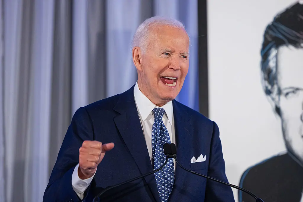 Biden has hit out at Trump. Credit: Scott Eisen / Getty
