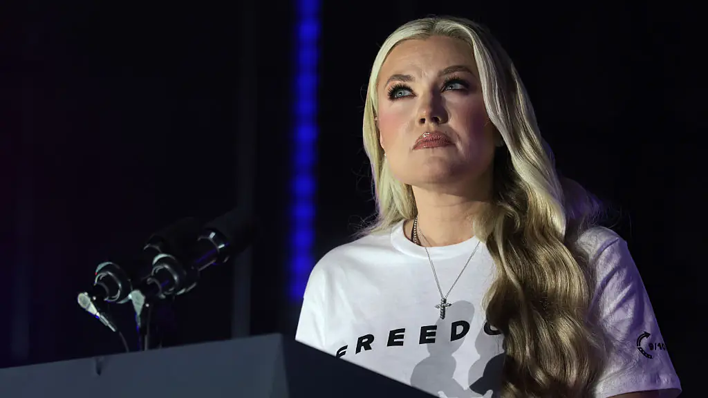 Erika Kirk has criticised Druski in a recent podcast episode. Credit: Pool / Getty