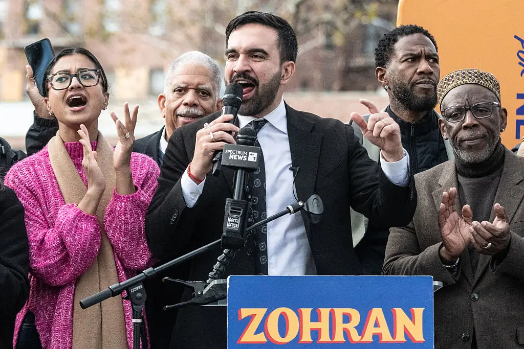 Zohran Mamdani's campaign has been focused on affordability. Credit: Stephanie Keith / Getty Images.