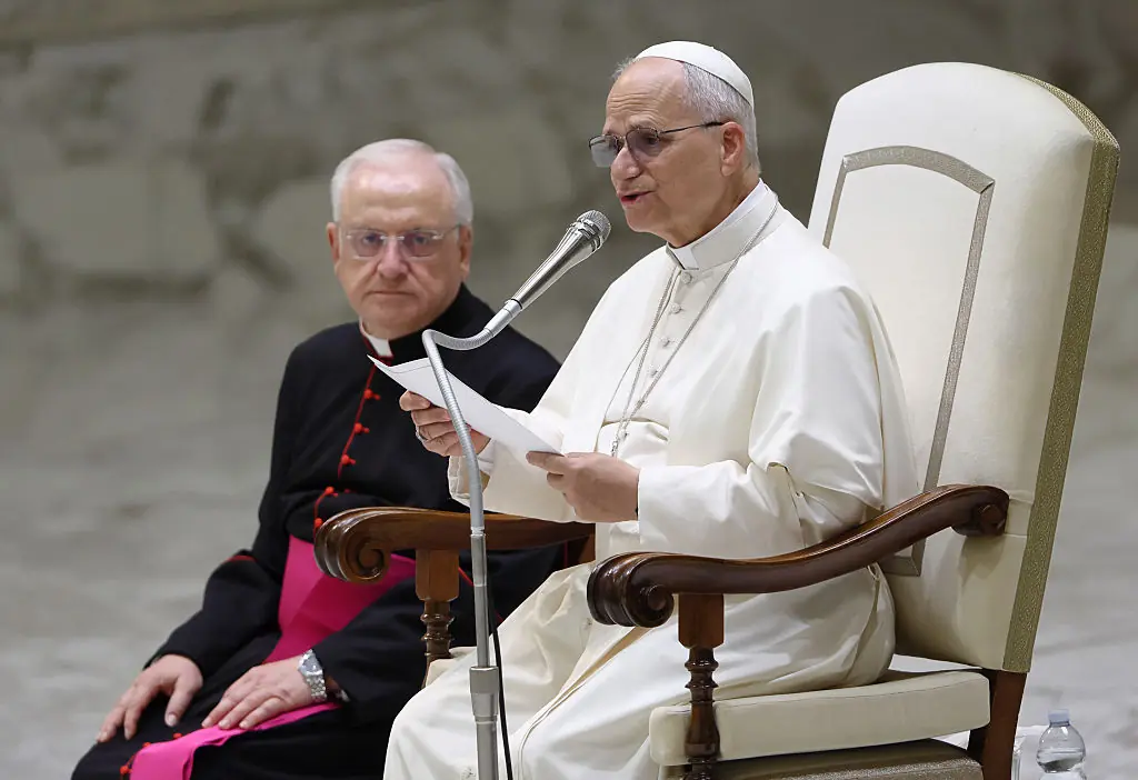 Pope Leo canonized Saint Bartolo. Credit: Mondadori Portfolio / Getty